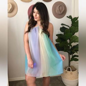 Show me your mumu rainbow dress